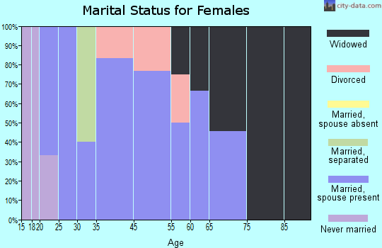 South English marital status for females