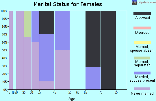 Shageluk marital status for females