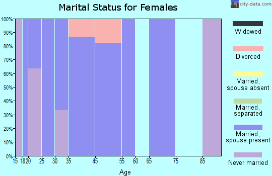 Shaktoolik marital status for females
