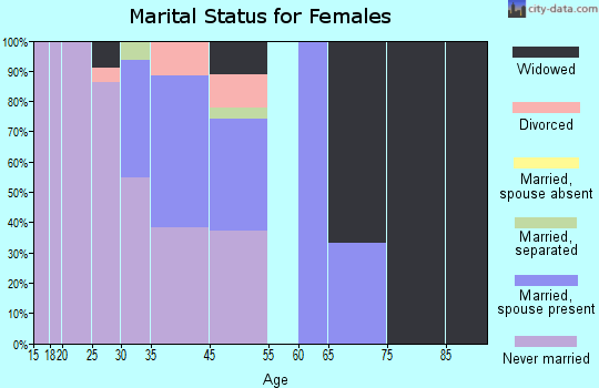 Shishmaref marital status for females