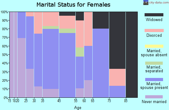 Van Meter marital status for females