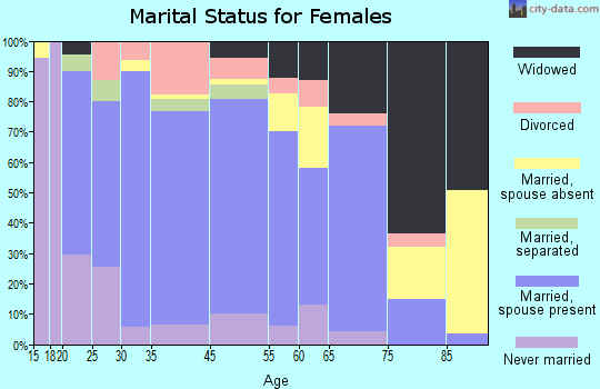 Winterset marital status for females