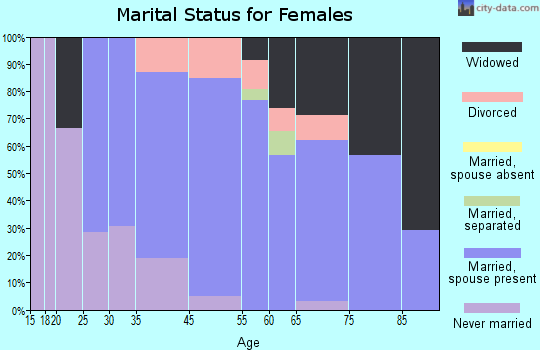 Bellemeade marital status for females