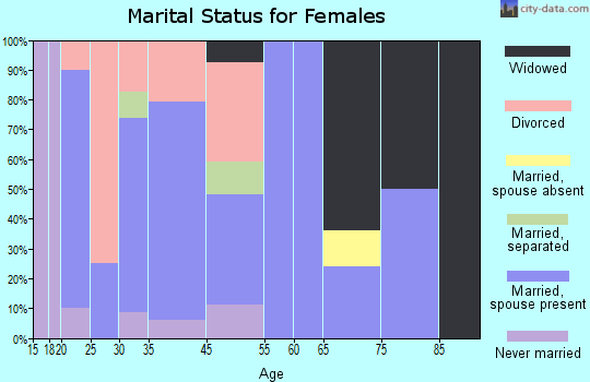 McHenry marital status for females