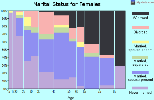 Bridge City marital status for females