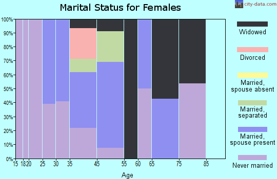 First Mesa marital status for females