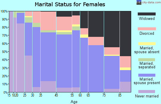 Brewer marital status for females