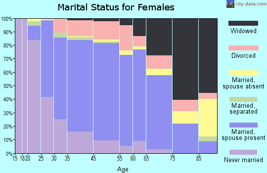 Abington marital status for females
