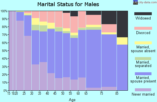Buchanan County marital status for males