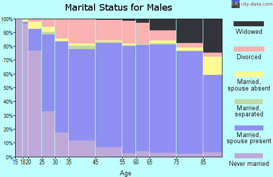 Tooele County marital status for males