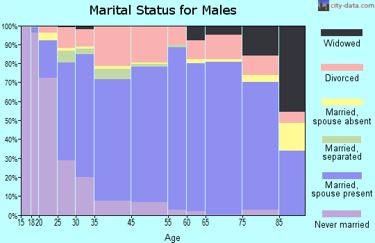 Freeborn County marital status for males