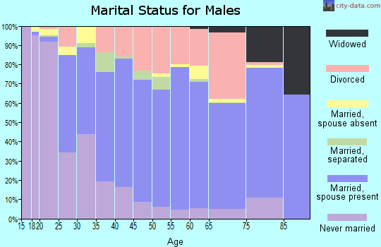 Jasper County marital status for males