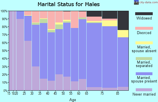 Cape Girardeau County marital status for males