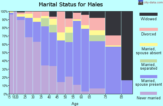 Big Horn County marital status for males
