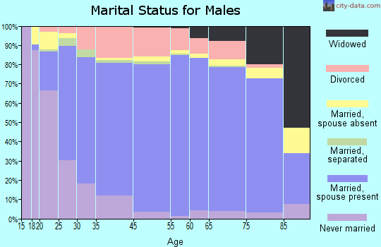 Grundy County marital status for males