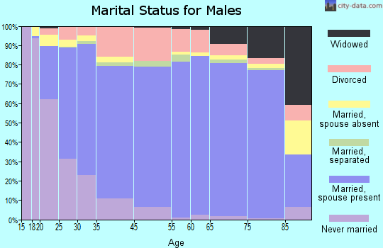 Cotton County marital status for males