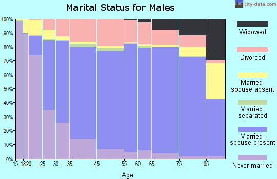 Grundy County marital status for males