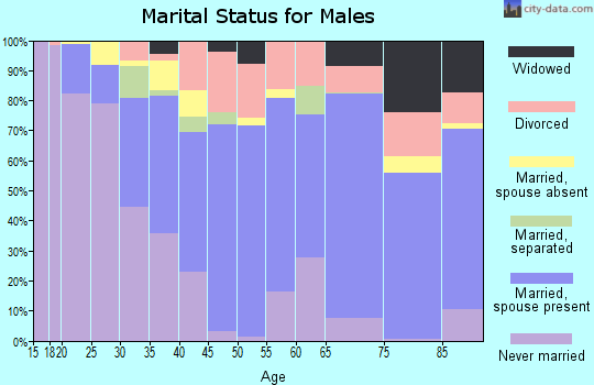 Lyman County marital status for males