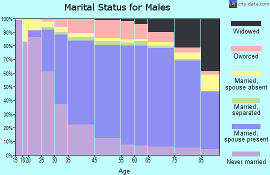 Dooly County marital status for males