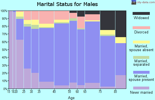 Mellette County marital status for males