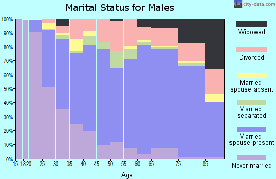 Berkeley County marital status for males