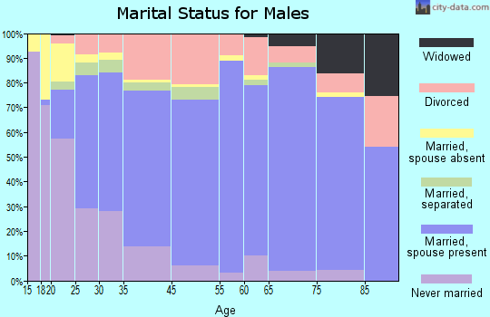 Newton County marital status for males