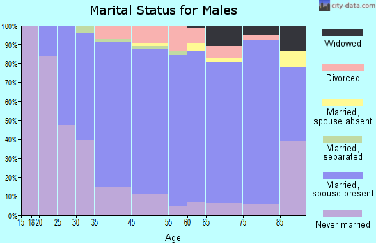 Keya Paha County marital status for males
