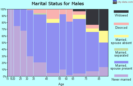 Perry County marital status for males
