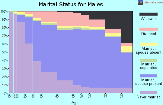 Emanuel County marital status for males