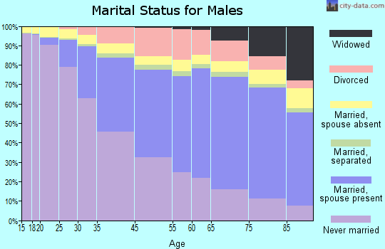 Barry County marital status for males