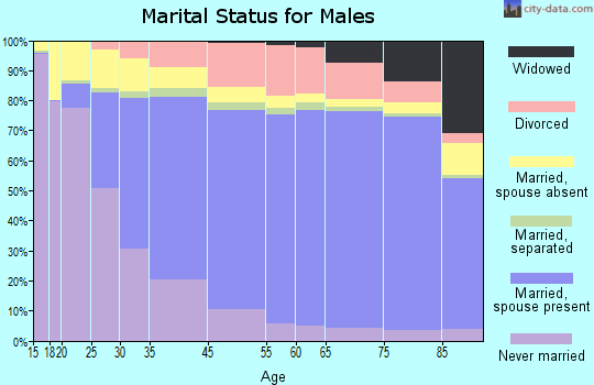 Grafton County marital status for males