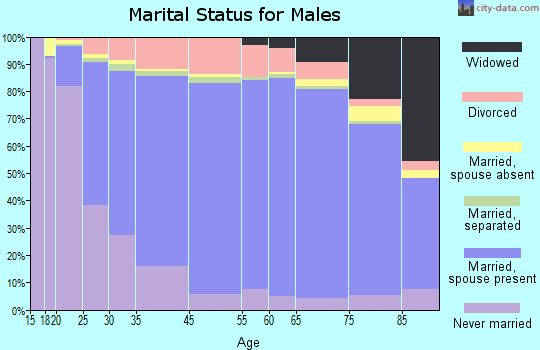 Todd County marital status for males
