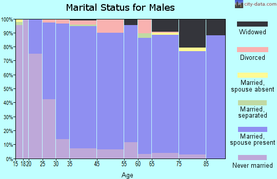 McCone County marital status for males