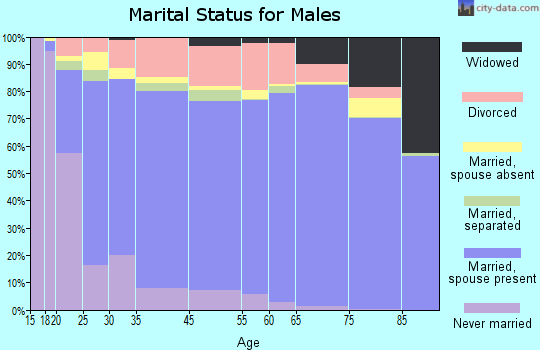 Wilkin County marital status for males