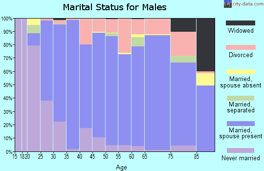 Furnas County marital status for males