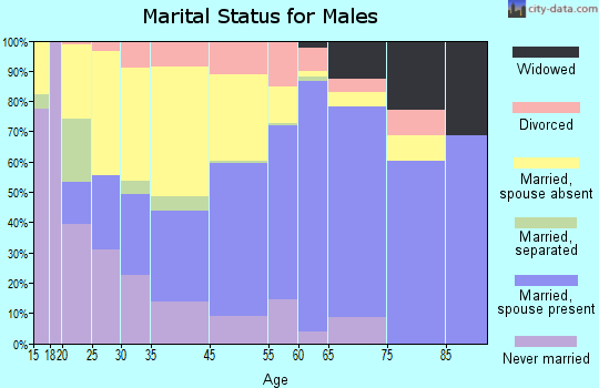 Wheeler County marital status for males