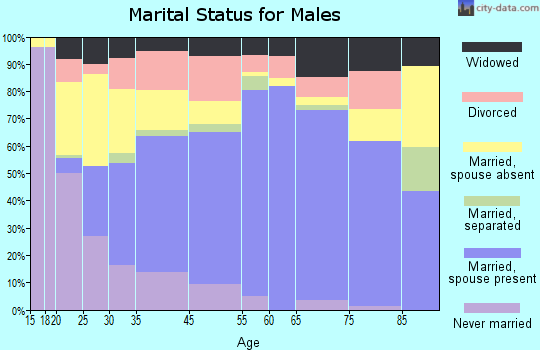 Perry County marital status for males