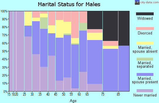 Kemper County marital status for males
