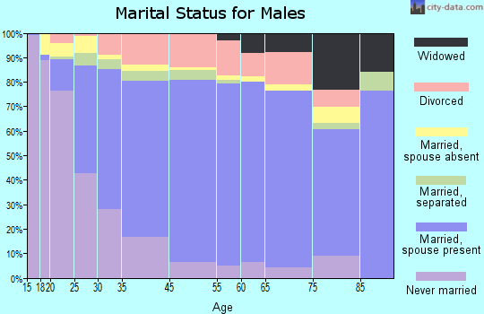 Wheeler County marital status for males