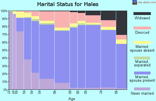 Todd County marital status for males