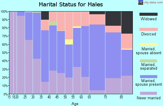 Ramsey County marital status for males