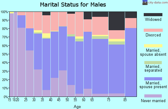 Hardin County marital status for males