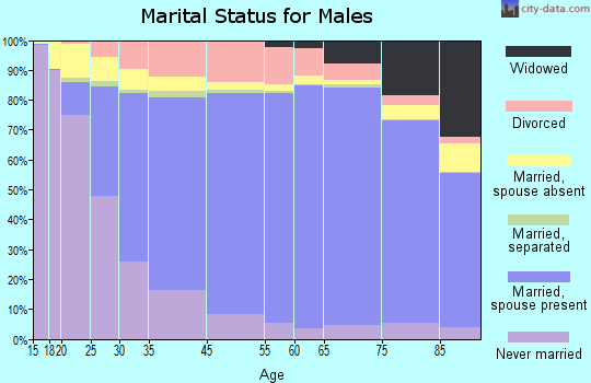 Newton County marital status for males
