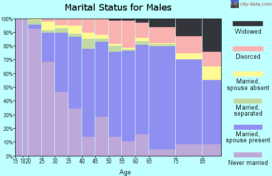 Lehigh County marital status for males