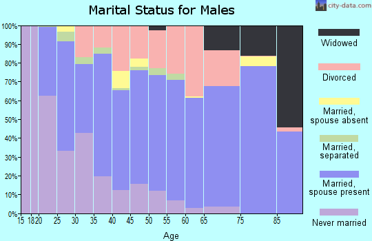 Grundy County marital status for males