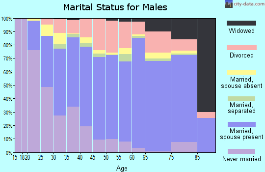 McCurtain County marital status for males