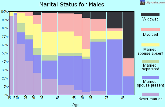 Berkeley County marital status for males
