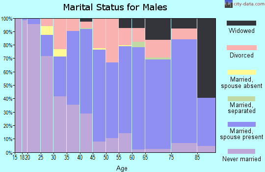 Upshur County marital status for males