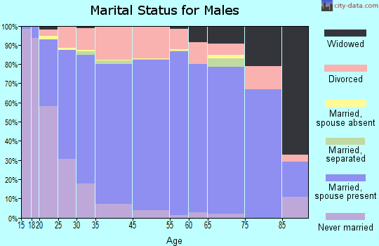 Cheyenne County marital status for males