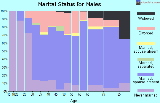 Newton County marital status for males
